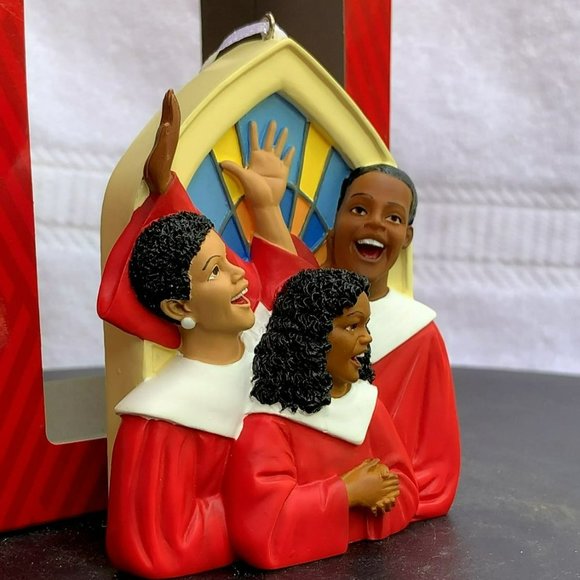 Mahogany Hallmark African American This Little Light of Mine Ornament with Sound - Picture 4 of 9